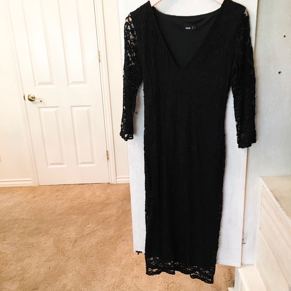 Black Lace ASOS Dress